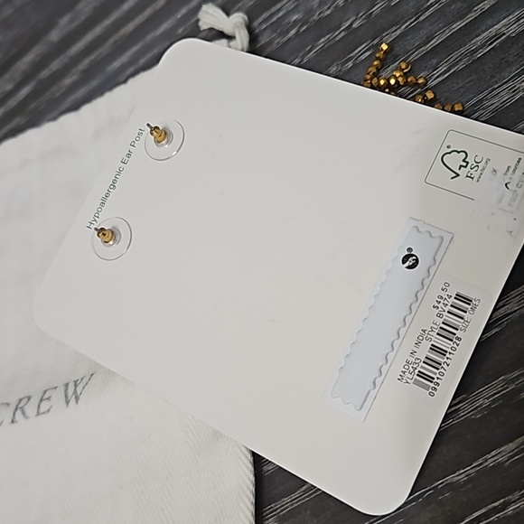 J. Crew Gold Tassel Earrings - Picture 2 of 3